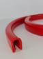 Preview: PVC Kantenschutzprofil mit Stahleinlage, Klemmbereich 6-8mm, Feuerrot