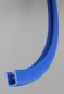 Preview: PVC-Kantenschutzprofil mit Stahleinlage - 14x16,5 - signalblau Klemmbereich 6-8mm