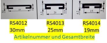 Fassungsprofil / Schellenprofill, 30mm