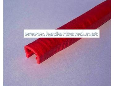 Kantenschutzprofil Weich-PVC Klemmprofil 9 - 14mm Maße 20,0x15,8mm Farbe verkehrsrot