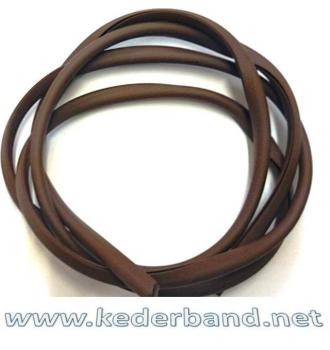 Kantenschutzband, braun U-Profil 3,5x5,0mm., nußbraun, KB 0,1-2mm. Keder - Kantenprofil