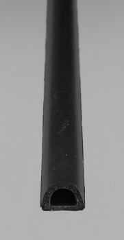 Kantenschutzprofil Schwarz mit Stahlklemmbett Höhe 15mm x Breite 13,5mm