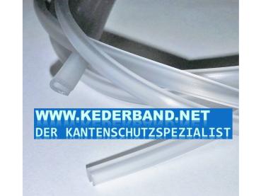 Kantenschutzprofil U-Profil 3,5x5,0mm., transparent