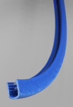 PVC-Kantenschutzprofil mit Stahleinlage - 14x16,5 - signalblau Klemmbereich 6-8mm