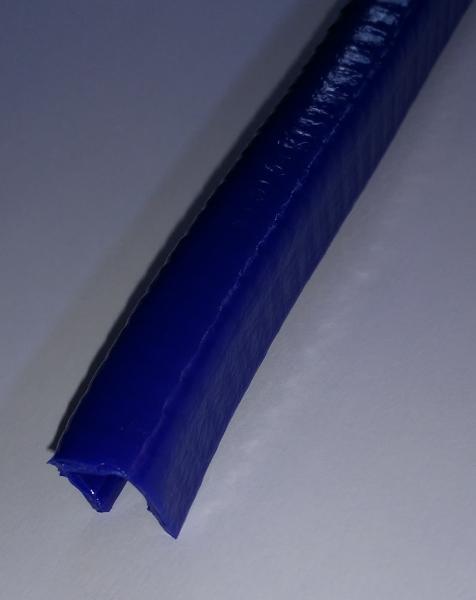 Kantenschutzprofil aus Weich-PVC, Klemmprofil 6-8mm Maße 13x15mm Farbe ultramarinblau