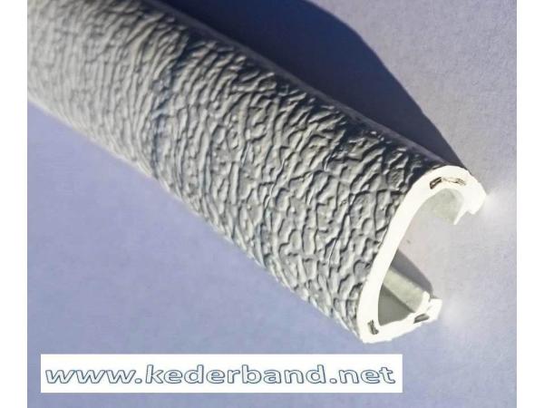 Kantenschutzprofil aus Weich-PVC, Klemmprofil 8-14mm Maße 18,3x16mm Farbe signalweiss Skateboard- Protection