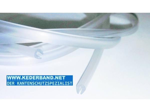 Kantenschutzprofil U-Profil 3,5x5,0mm., transparent